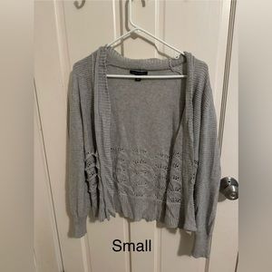 Gray Knit Shawl